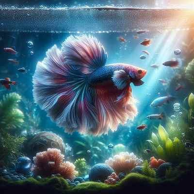 ベタが泳いでいる画像2